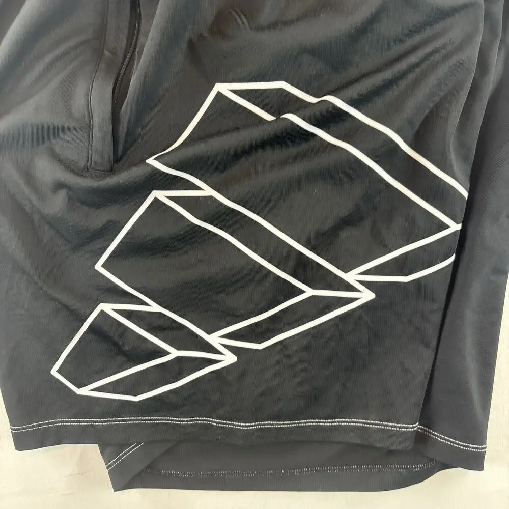 Adidas Aero ready Shorts Pyramid Logo large Black White Men’s Basketball Gym